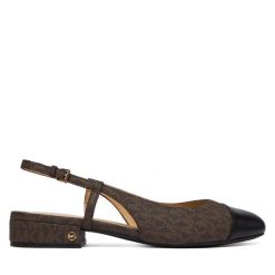 Baleriny MICHAEL Michael Kors. Brązowe balerinki damskie MICHAEL Michael Kors, bez wzorów, bez obcasa, bez zapięcia. Za 659.99 zł.