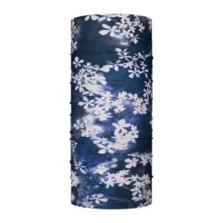 Chusta wielofunkcyjna Buff Coolnet UV+ Mims Night Blue. Niebieskie szaliki męskie Buff, bez wzorów, z elastanu. Za 49.99 zł.