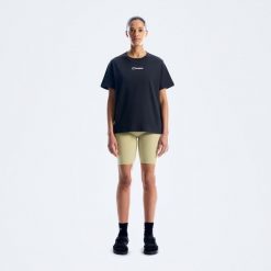 Koszulka bawełniana damska Berghaus Nature Essential Tee Af. Czarne bluzki damskie Berghaus, bez wzorów, z bawełny, casualowe, bez kołnierzyka, bez ramiączek. Za 153.99 zł.