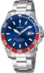 Zegarek Festina Zegarek męski Festina F20531-5 srebrny. Szare zegarki męskie Festina, bez wzorów, srebrne. Za 857.99 zł.