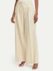 HUGO Spodnie materiałowe Halati 50559839 Beżowy Regular Fit. Brązowe spodnie materiałowe damskie Hugo, bez wzorów, z materiału. Za 899.99 zł.