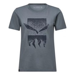 T-shirt damski Salewa Eagle 3cime. Niebieskie t-shirty damskie Salewa, s, bez wzorów, z bawełny, klasyczne, bez kołnierzyka, bez ramiączek. Za 189.29 zł.