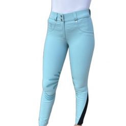 Damskie spodnie do jazdy konnej Flags&Cup Maria. Niebieskie rajstopy i pończochy FLAGS&CUP, bez wzorów, z bawełny. Za 448.00 zł.