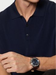 Tommy Hilfiger Zegarek Wesley 1710625 Brązowy. Brązowe, analogowe zegarki męskie Tommy Hilfiger, bez wzorów. Za 529.99 zł.