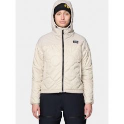 Płaszcz Zimowy Damski Mountain Hardwear Powder Maven. Białe płaszcze damskie MOUNTAIN HARDWEAR, na zimę, bez wzorów, z puchu, sportowe, bez kołnierzyka, bez kaptura. Za 999.00 zł.