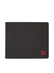 HUGO Portfel 50548300 Czarny. Czarne portfele męskie Hugo, bez wzorów, ze skóry. Za 239.99 zł.