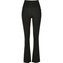 Legginsy damskie Urban Classics Organic Stretch Jersey Bootcut. Czarne legginsy damskie Urban Classics, bez wzorów, z bawełny. Za 105.90 zł.
