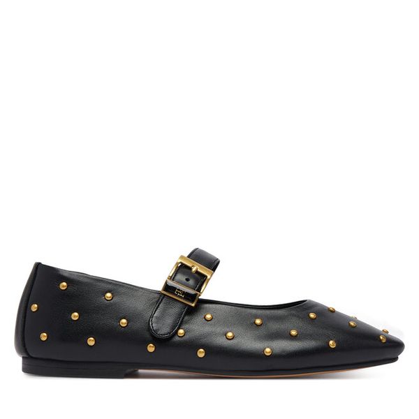 Baleriny Tommy Hilfiger. Czarne balerinki damskie Tommy Hilfiger, bez wzorów, bez obcasa, bez zapięcia. Za 649.99 zł.