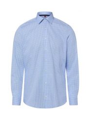 Finshley & Harding koszula biznesowa Mężczyźni Slim Fit Bawełna (100%) niebieski, 45. Niebieskie koszule męskie Finshley & Harding, m, bez wzorów, z bawełny, biznesowe, bez kołnierzyka, bez ramiączek. Za 179.95 zł.