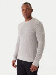 JOOP! Jeans Sweter Harono 30047662 Szary Modern Fit. Szare swetry męskie JOOP! Jeans, m, bez wzorów, z bawełny, bez kołnierzyka, bez ramiączek. Za 659.99 zł.