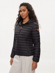 Save The Duck Kurtka przejściowa D33620W GIGA01 Czarny Regular Fit. Czarne kurtki damskie Save the duck, bez wzorów, z syntetyku, bez kaptura. Za 529.99 zł.