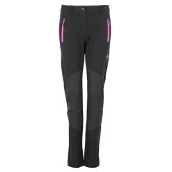 Spodnie damskie z 2 kieszeniami na ręce Peak Mountain. Czarne spodnie sportowe damskie Peak Mountain, na lato, bez wzorów, sportowe, trekkingowe. W wyprzedaży za 269.50 zł.