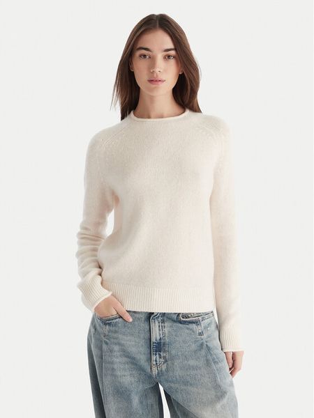 BOSS Sweter C_Fesperanasy 50548930 Beżowy Regular Fit. Brązowe swetry nierozpinane damskie Boss, xl, bez wzorów, z wełny, bez kołnierzyka, bez ramiączek. Za 679.99 zł.