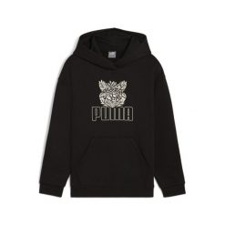 Puma Bluza Ess+ Tropicat Fl 68182701. Czarne bluzy damskie Puma, m, bez wzorów, z bawełny, eleganckie, bez ramiączek, bez kaptura. Za 213.70 zł.