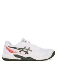 Asics Buty do tenisa Gel-Dedicate 9 Clay 1041A547 Biały. Białe buty sportowe męskie Asics, bez wzorów, ze skóry, bez zapięcia, tenisowe. Za 309.99 zł.