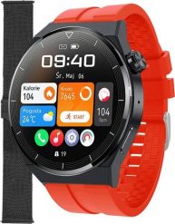 Smartwatch Enter SAT.14.535.144-SET Czerwony. Czerwone zegarki smartwatch Enter, bez wzorów. Za 299.00 zł.