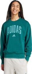 Bluza męska adidas Collegiate Sweat zielona JM1733 M. Zielone bluzy męskie Adidas, m, bez wzorów, bez ramiączek, bez kaptura. Za 391.83 zł.