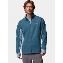 Sweter Męski Columbia Arctic Peak. Niebieskie swetry męskie Columbia, m, bez wzorów, z materiału, sportowe, bez kołnierzyka, bez ramiączek. W wyprzedaży za 424.15 zł.