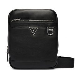 Saszetka Guess. Czarne saszetki i nerki męskie Guess, z aplikacjami. Za 419.99 zł.