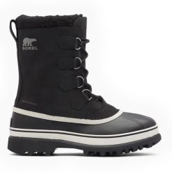 Buty trekkingowe męskie Sorel Caribou. Brązowe buty zimowe męskie Sorel, na zimę, bez wzorów, bez obcasa, bez zapięcia. Za 560.99 zł.