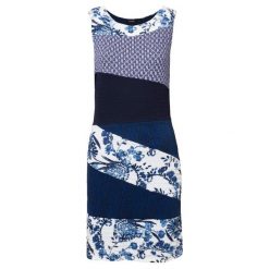 Desigual Sukienka damska Vest Olivia S ciemnoniebieski. Niebieskie sukienki damskie Desigual, s, bez wzorów, z włókna, bez kołnierzyka, bez ramiączek. W wyprzedaży za 265.00 zł.