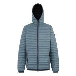 Kurtka turystyczna męska Rigain lekka. Szare kurtki męskie Regatta, m, bez wzorów, z puchu, eleganckie, bez kaptura. W wyprzedaży za 149.99 zł.