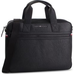 Torba na laptopa TOMMY HILFIGER - Essntial Computer Bag AM0AM04621 002. Czarne torby na laptopa damskie Tommy Hilfiger, bez wzorów, ze skóry ekologicznej. W wyprzedaży za 299.00 zł.