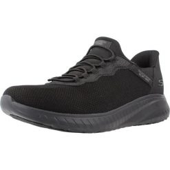Buty SKECHERS 108194ECS SQUAD CHAOS Czarny. Czarne obuwie trekkingowe damskie Skechers, z tkaniny, bez zapięcia. Za 319.99 zł.