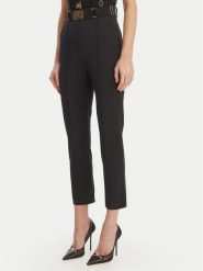 Elisabetta Franchi Spodnie materiałowe PA-132-61E2-V350 Czarny Regular Fit. Czarne spodnie materiałowe damskie Elisabetta Franchi, bez wzorów, z materiału. Za 1,489.00 zł.