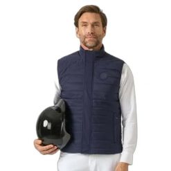 Kurtka puchowa bez rękawów PS of Sweden Patrick. Niebieskie kurtki męskie PS OF SWEDEN, m, bez wzorów, z materiału, eleganckie, bez kaptura. Za 882.80 zł.