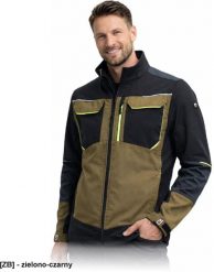 Reis Męska bluza robocza ochrona ciała wzmocnienia ramion łokci material stretch elementy pasy odblaskowe polecana dla budowlańców montaż serwis LH GR. Brązowe bluzy męskie Reis, m, bez wzorów, z materiału, bez ramiączek, bez kaptura. Za 124.52 zł.