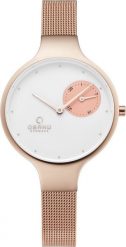 Zegarek OBAKU Zegarek damski Obaku Denmark V201LDVWMV różowe złoto. Czerwone zegarki damskie OBAKU, złote. Za 594.00 zł.