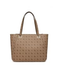 Guess Torebka Calebra Travel TWLP95 36024 Beżowy. Brązowe shopperki damskie Guess, z aplikacjami, ze skóry, bez dodatków. Za 639.99 zł.