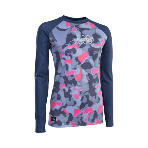 Koszulka surfingowa damska ION Lizz LS capsule pink. Czerwone bluzki damskie ION, m, bez wzorów, z lycry, sportowe, bez kołnierzyka, bez ramiączek. Za 139.99 zł.