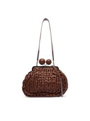 Weekend Max Mara Torebka 2615511055650 Brązowy. Brązowe torebki wizytowe damskie Weekend Max Mara, bez wzorów, ze skóry, bez dodatków. Za 2,629.00 zł.