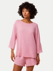 Triumph Koszulka piżamowa Aura Spotlight 10221371 Różowy Relaxed Fit. Czerwone piżamy damskie Triumph, bez wzorów, bez ramiączek. Za 129.99 zł.