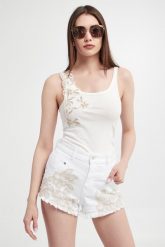 Top damski ERMANNO FIRENZE. Topy damskie Ermanno Firenze, bez wzorów, bez kołnierzyka, bez ramiączek. W wyprzedaży za 722.93 zł.