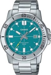 Zegarek Casio ZEGAREK MĘSKI CASIO MTP-VD01D-3E2 (zd185h) + BOX. Zegarki męskie Casio, bez wzorów. Za 174.57 zł.