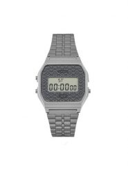 Casio Zegarek Vintage A159WEVJ-7ER Srebrny. Szare, cyfrowe zegarki męskie Casio, bez wzorów, srebrne. Za 329.99 zł.