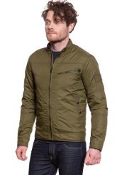 JACK JONES JJVBERNARD JACKET DARK OLIVE 12115999. Zielone płaszcze męskie Jack & Jones, s, bez wzorów, bez kołnierzyka, bez kaptura. Za 189.99 zł.