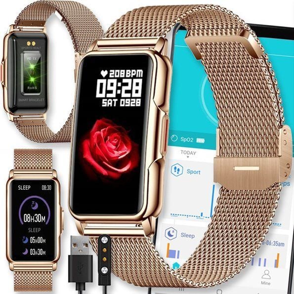 Smartwatch Active Band SMARTWATCH SMARTBAND ZEGAREK BRANSOLETKA PULS SEN CIŚNIENIE SATURACJA PRO WATCH H80. Zegarki smartwatch Active Band, bez wzorów. Za 189.99 zł.