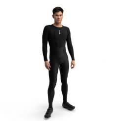Męskie termiczne długie spodnie rowerowe gravel Kolarstwo Siroko Apalache. Czarne spodnie sportowe męskie SIROKO, l, bez wzorów, z tkaniny, rowerowe. Za 593.00 zł.