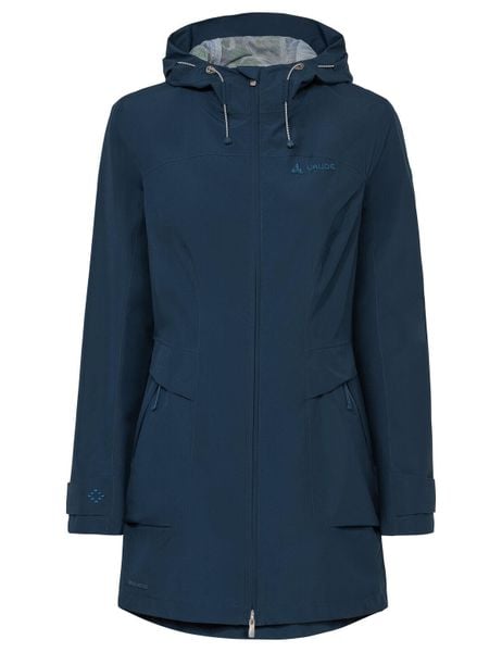 Hardshell-Jacke W Skomer Parka II. Niebieskie parki damskie Vaude, na lato, s, bez wzorów, z hardshellu, moda ciążowa, z kapturem. Za 720.30 zł.