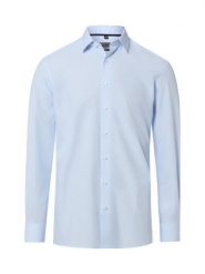 Finshley & Harding Męska koszula biznesowa - Easy Care Mężczyźni Modern Fit Bawełna (100%) niebieski w paski, 43. Niebieskie koszule męskie Finshley & Harding, m, bez wzorów, z bawełny, biznesowe, bez kołnierzyka, bez ramiączek. Za 179.95 zł.