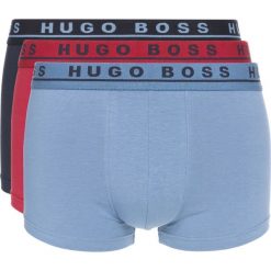 BOSS 3-pack Bokserki Niebieski Czerwony. Czerwone bokserki męskie Boss, bez wzorów, z bawełny. Za 187.95 zł.