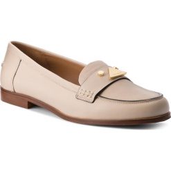 Półbuty EMPORIO ARMANI - X3A066 XF193 00558 Beige. Brązowe półbuty damskie Emporio Armani, bez wzorów, z materiału, bez obcasa, na płaskiej podeszwie, bez zapięcia. W wyprzedaży za 759.00 zł.