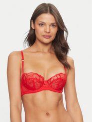 Gossard Biustonosz z fiszbiną Fiesta 19705 Czerwony. Czerwone biustonosze Gossard, bez wzorów, z syntetyku. Za 169.99 zł.