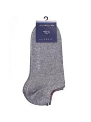 Tommy Hilfiger Skarpety krótkie 342023001 Szary. Szare skarpety męskie Tommy Hilfiger, bez wzorów, z materiału. Za 59.99 zł.