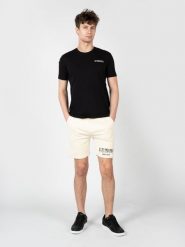 Iceberg T-Shirt "C-Neck" | F0256307 | Mężczyzna | Czarny. Czarne t-shirty męskie Iceberg, m, bez wzorów, z bawełny, bez kołnierzyka, bez ramiączek. W wyprzedaży za 499.00 zł.