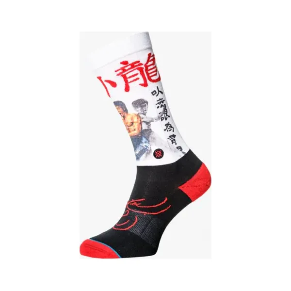 Stance Skarpety Anthem Bruce Lee , biały, rozmiar L. Białe skarpetki damskie Stance, bez wzorów, z bawełny. W wyprzedaży za 59.99 zł.